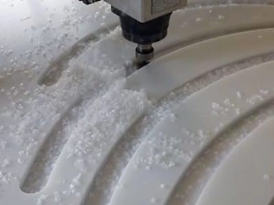 Drilling and boring PCTFE